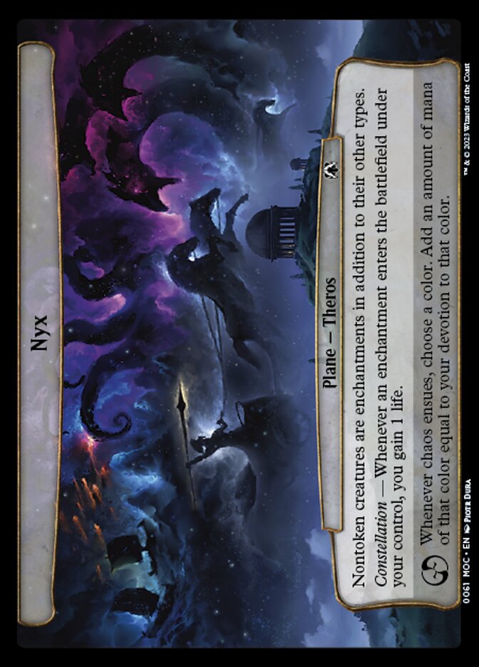 (Oversized Plane) Nyx [March of the Machine Commander Planes]