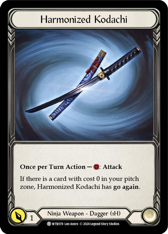 Harmonized Kodachi // Rhinar, Reckless Rampage [U-WTR078 // U-WTR001] (Welcome to Rathe Unlimited) Unlimited Normal