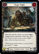 Wage Might (Blue) [HVY151] (Heavy Hitters) Rainbow Foil