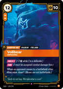 front of card Volibear, Imposing [Origins]