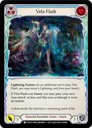 Vela Flash (Blue) [ELE078] (Tales of Aria) 1st Edition Rainbow Foil