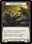 Breakneck Battery (Blue) [WTR013-R] (Welcome to Rathe) Alpha Print Rainbow Foil