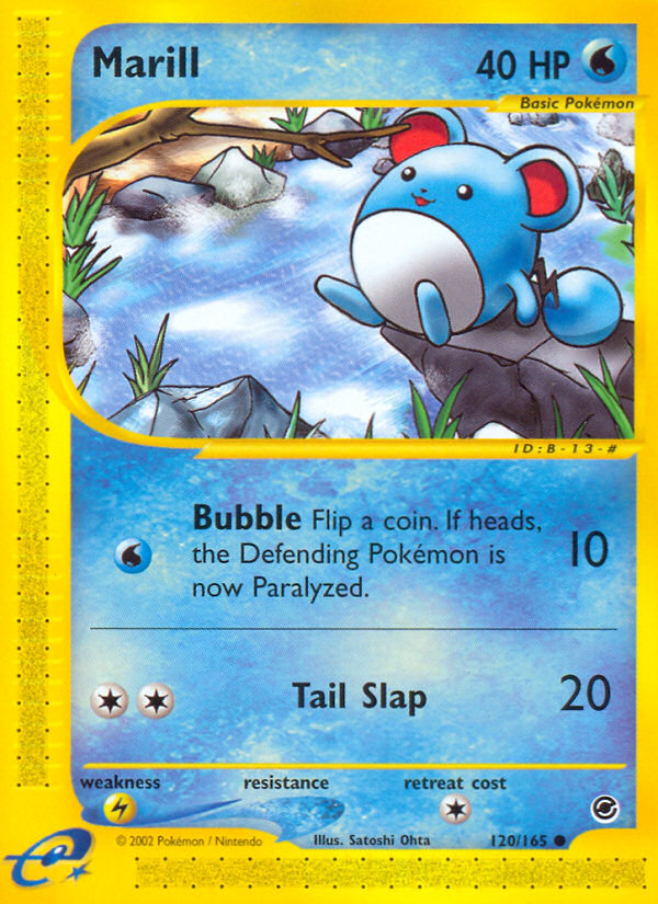 Marill (120/165) [Expedition: E-Card Base Set]
