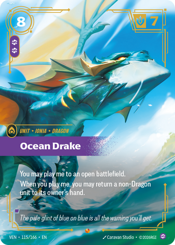 front of card Ocean Drake [Vendetta] 115/166