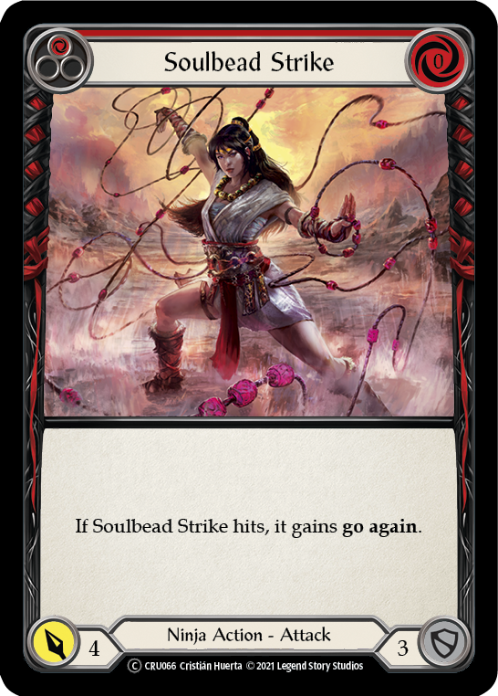 Soulbead Strike (Red) [U-CRU066] (Crucible of War Unlimited) Unlimited Normal