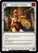 Strength of Sequoia (Blue) [ELE030] (Tales of Aria) 1st Edition Normal