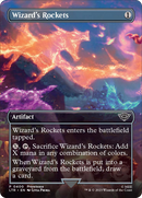 Wizard's Rockets (Prerelease No Stamp) (Borderless Alternate Art) [The Lord of the Rings: Tales of Middle-Earth]
