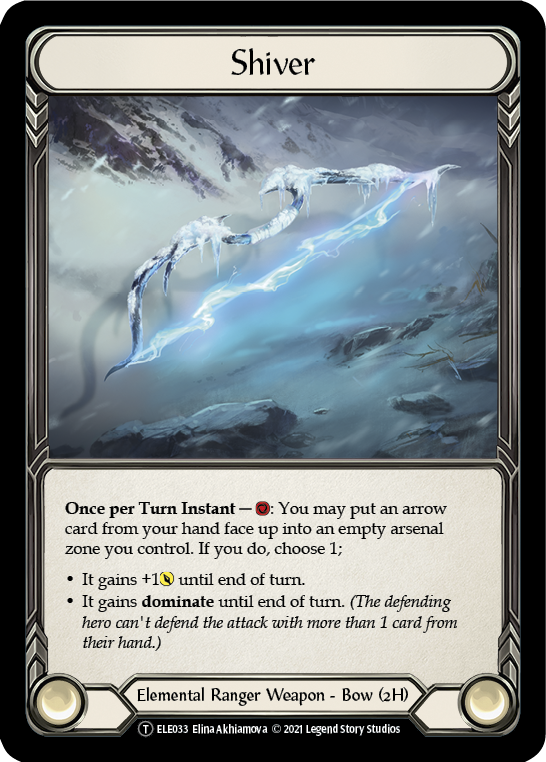 Embodiment of Earth // Shiver [U-ELE109 // U-ELE033] (Tales of Aria Unlimited) Unlimited Normal