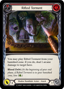Rifted Torment (Red) [U-MON177-RF] (Monarch Unlimited) Unlimited Rainbow Foil