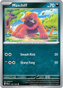 Maschiff (142/193) (Cosmos Holo) (Scarlet & Violet: Paldea Evolved) [Theme Deck Exclusive]