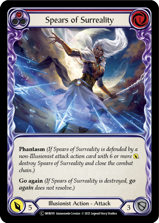 Spears of Surreality (Red) [U-MON101] (Monarch Unlimited) Unlimited Normal