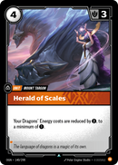 front of card Herald of Scales [Origins]
