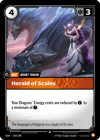 front of card Herald of Scales [Origins] #140