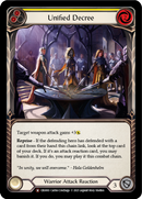 Unified Decree [U-CRU083] (Crucible of War Unlimited) Unlimited Rainbow Foil