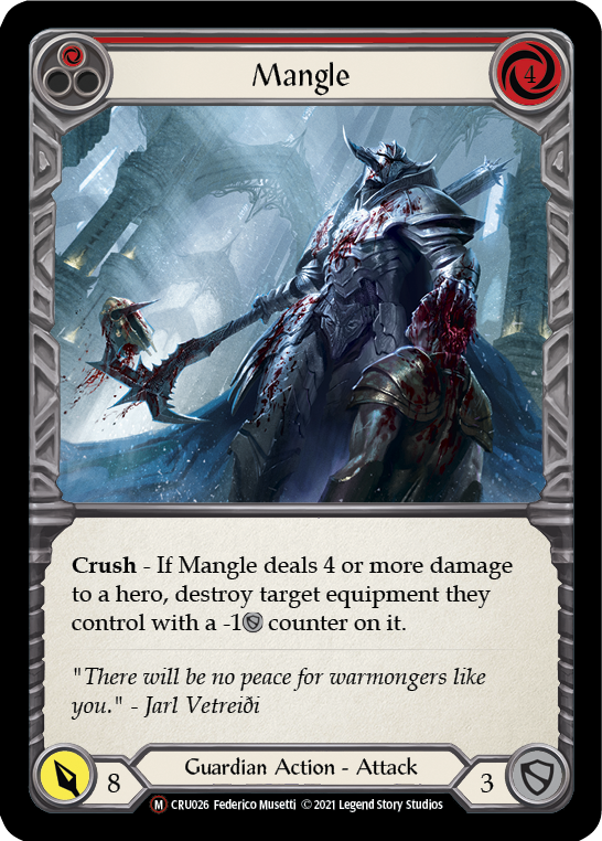 Mangle [U-CRU026] (Crucible of War Unlimited) Unlimited Rainbow Foil