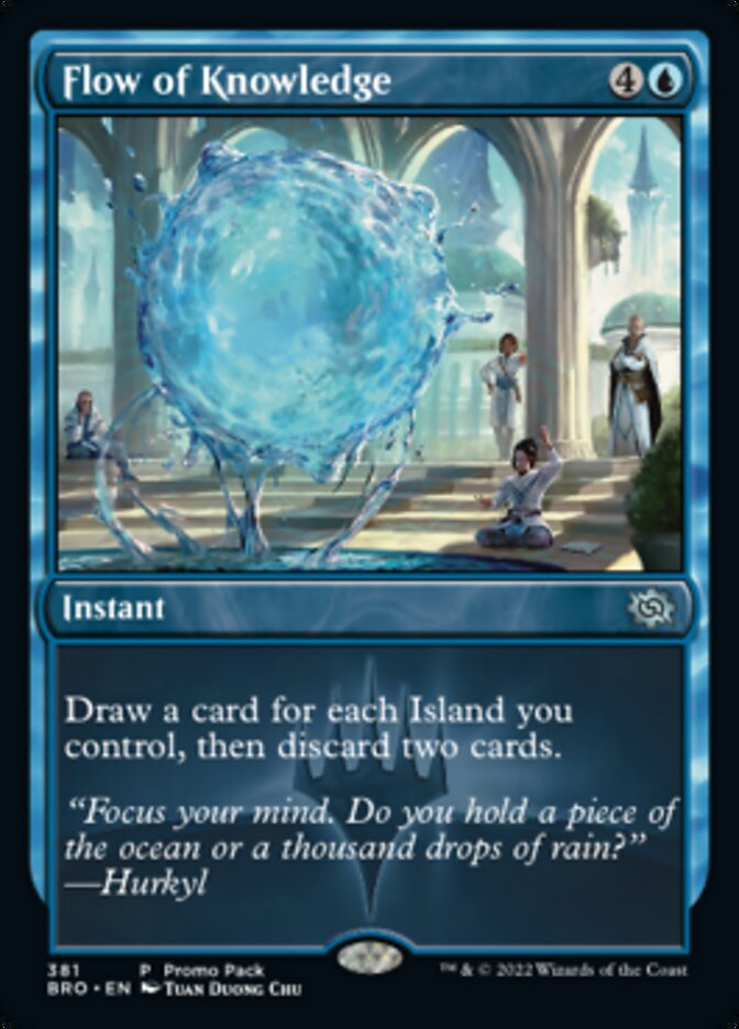 Flow of Knowledge (Promo Pack) [The Brothers' War Promo Pack]