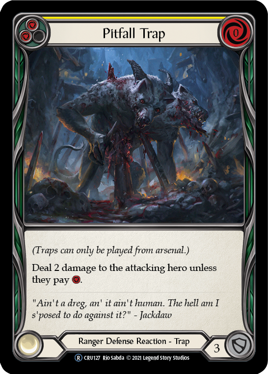Pitfall Trap [U-CRU127] (Crucible of War Unlimited) Unlimited Rainbow Foil