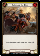 Reinforce the Line (Yellow) [U-CRU190] (Crucible of War Unlimited) Unlimited Rainbow Foil