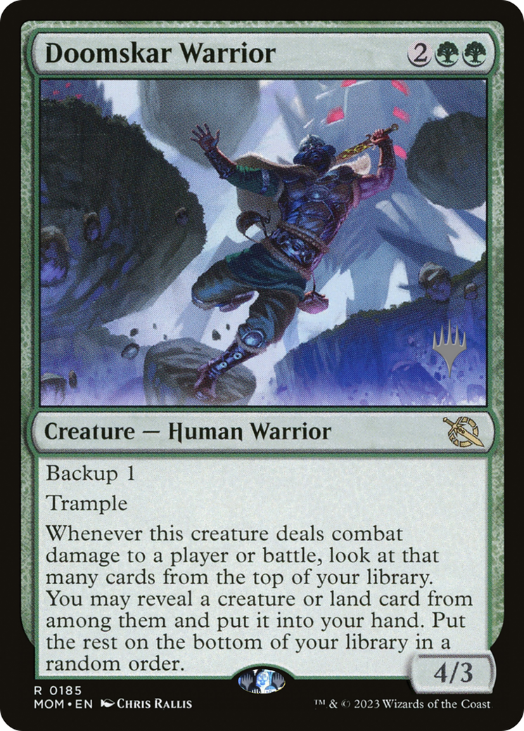 Doomskar Warrior (Promo Pack) [March of the Machine Promo Pack]