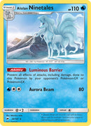 Alolan Ninetales (28/147) (Cracked Ice Holo) (Sun & Moon: Burning Shadows) [Theme Deck Exclusive]