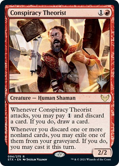 Conspiracy Theorist (Promo Pack) [Strixhaven: School of Mages Promo Pack]