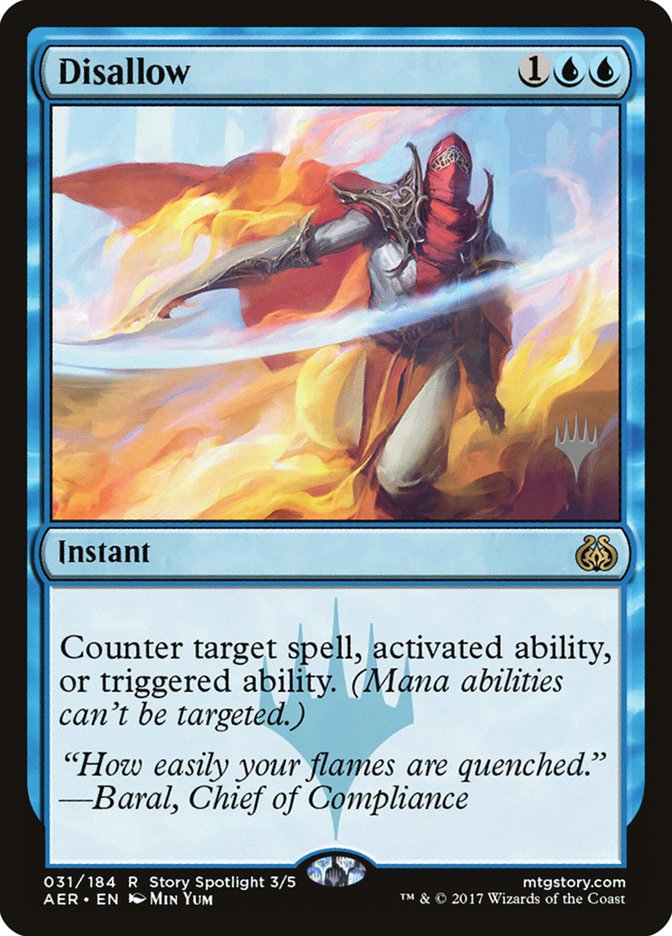 Disallow (Promo Pack) [Aether Revolt Promo Pack]