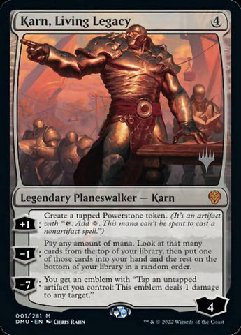 Karn, Living Legacy (Promo Pack) [Dominaria United Promo Pack]