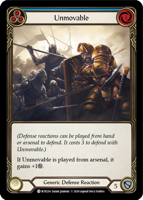 Unmovable (Blue) [U-WTR214] (Welcome to Rathe Unlimited) Unlimited Normal