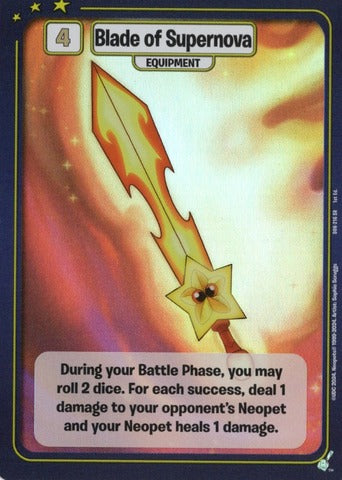 Blade of Supernova - Defenders of Neopia - 1st Edition