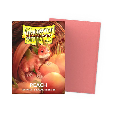 Dragon Shield: Standard 100ct Sleeves - Peach (Dual Matte)