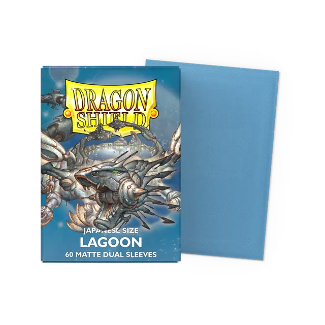 Dragon Shield: Japanese Size 60ct Sleeves - Lagoon (Dual Matte)