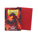 Dragon Shield: Japanese Size 60ct Sleeves - Ruby (Matte)