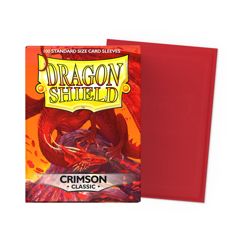 Dragon Shield: Standard 100ct Sleeves - Crimson (Classic)