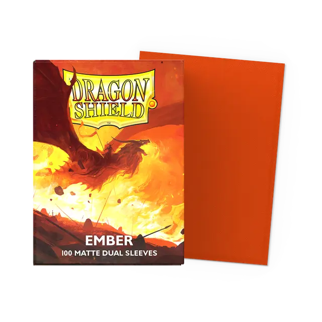 Dragon Shield: Standard 100ct Sleeves - Ember (Dual Matte)