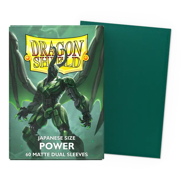 Dragon Shield: Japanese Size 60ct Sleeves - Power (Matte)