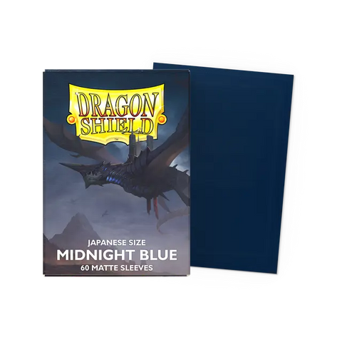 Dragon Shield: Japanese Size 60ct Sleeves - Midnight Blue (Matte)