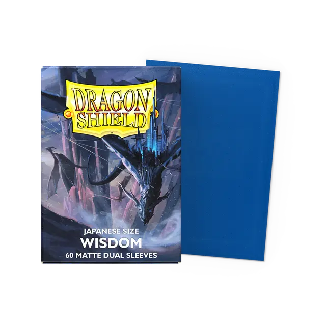 Dragon Shield: Japanese Size 60ct Sleeves - Wisdom (Dual Matte)