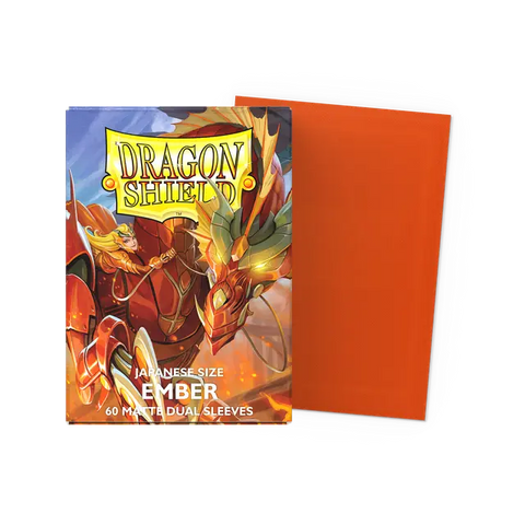 Dragon Shield: Japanese Size 60ct Sleeves - Ember (Dual Matte)