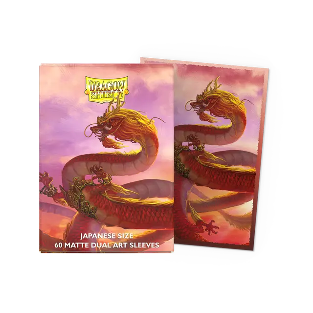 Dragon Shield: Japanese Size 60ct Art Sleeves - Year of the Wood Dragon 2024 (Dual Matte)