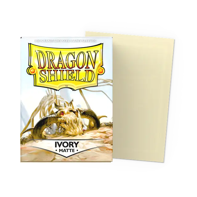 Dragon Shield: Standard 100ct Sleeves - Ivory (Matte)