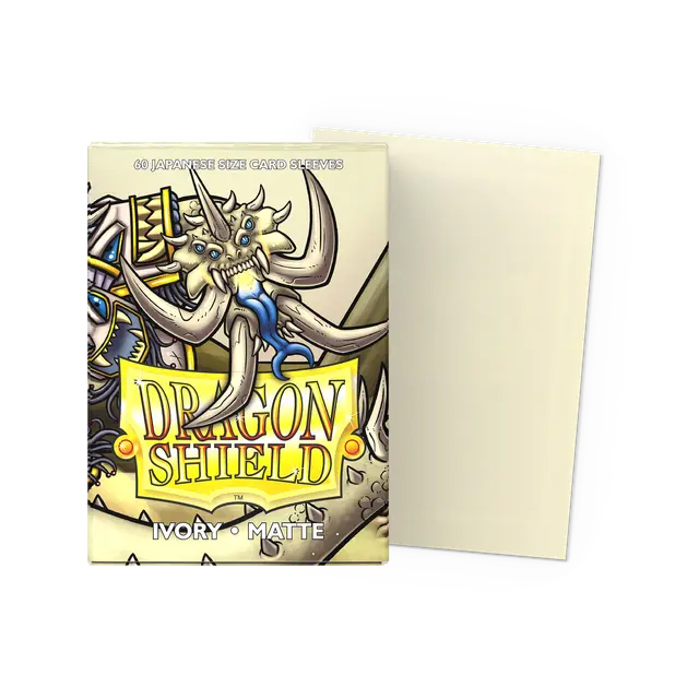 Dragon Shield: Japanese Size 60ct Sleeves - Ivory (Matte)