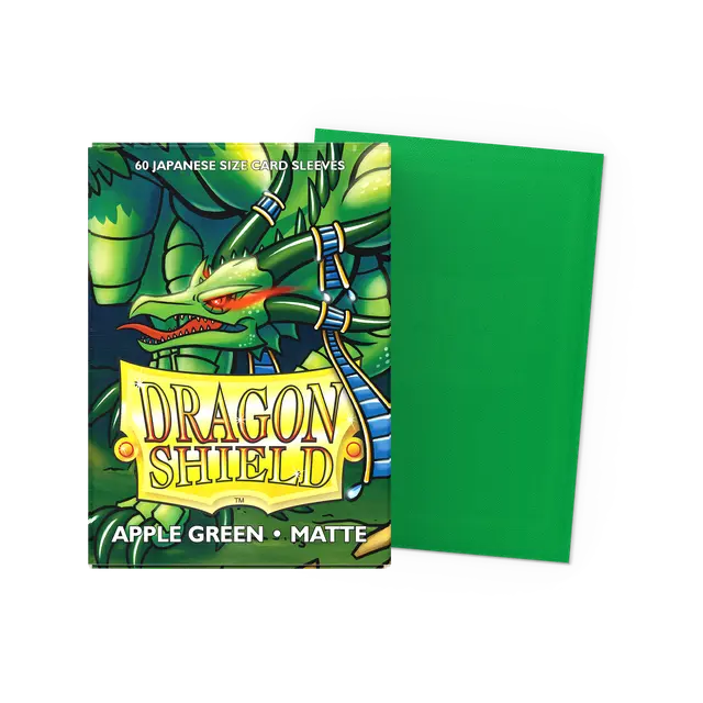 Dragon Shield: Japanese Size 60ct Sleeves - Apple Green (Matte)