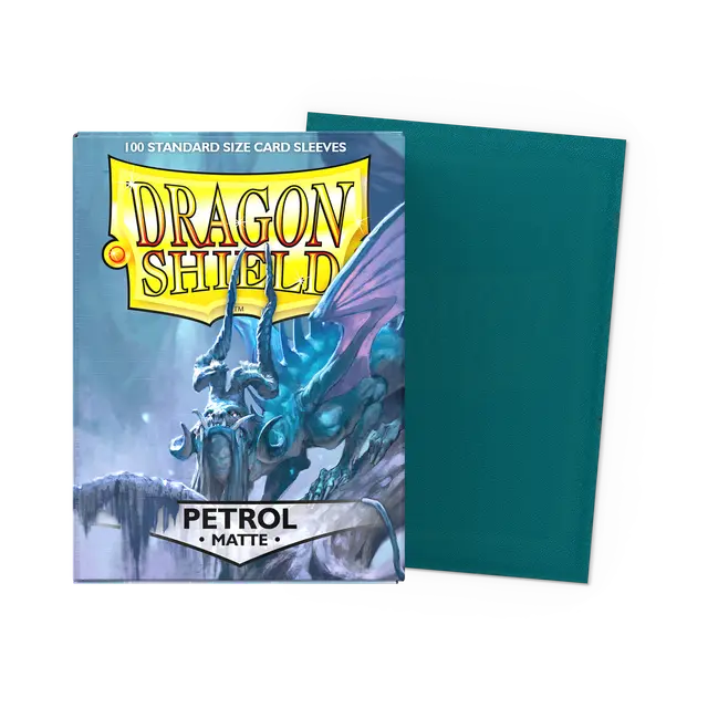 Dragon Shield: Standard 100ct Sleeves - Petrol (Matte)