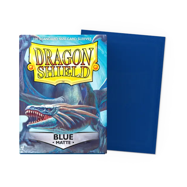 Dragon Shield: Standard 100ct Sleeves - Blue (Matte)