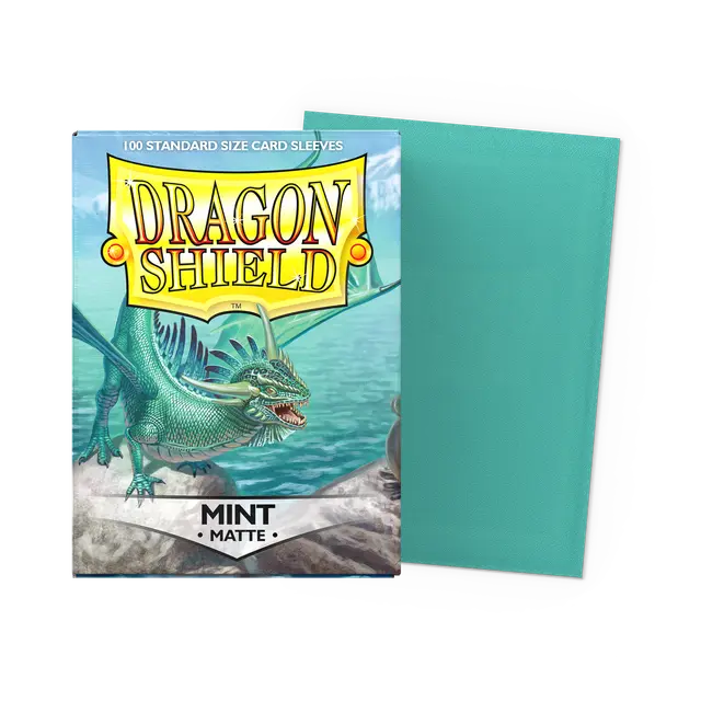 Dragon Shield: Standard 100ct Sleeves - Mint (Matte)