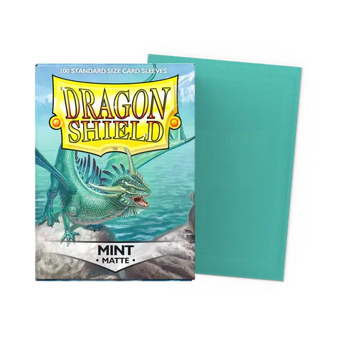 Dragon Shield: Standard 100ct Sleeves - Mint (Matte)