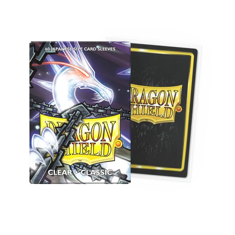 Dragon Shield: Japanese Size 60ct Sleeves - Clear (Classic)