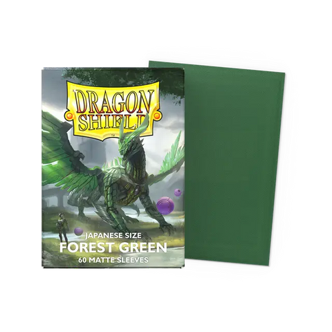Dragon Shield: Japanese Size 60ct Sleeves - Forest Green (Matte)