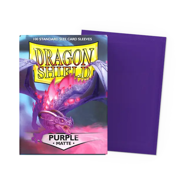 Dragon Shield: Standard 100ct Sleeves - Purple (Matte)