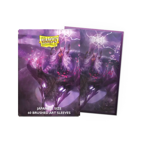 Dragon Shield: Japanese Size 60ct Brushed Art Sleeves - Sakura Ally
